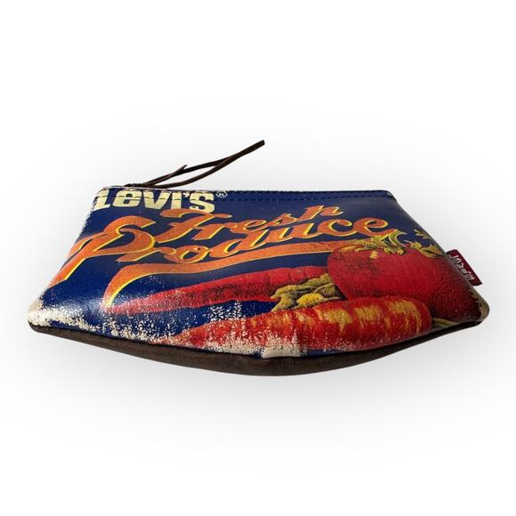 Vintage Y2K Levi's Fresh Produce Coin Purse Leather Wallet - Picture 4 of 7